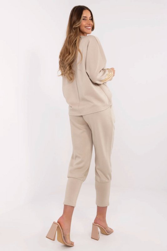 Spodnie Komplet Model DHJ-KMPL-9311.97 Beige - Italy Moda