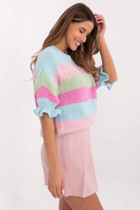 Sweter Damski Model MI-SW-1903.94 Blue - Italy Moda