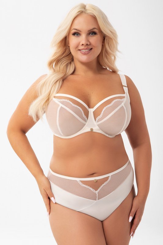 Figi Model Ida K901 Śmietanka - Gorsenia Lingerie