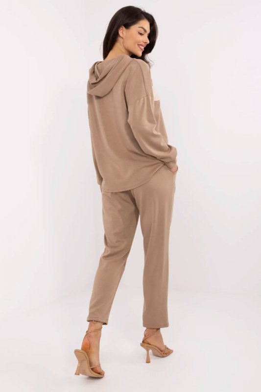 Spodnie Komplet Model MI-KMPL-M61431.68P Dark Beige - Italy Moda