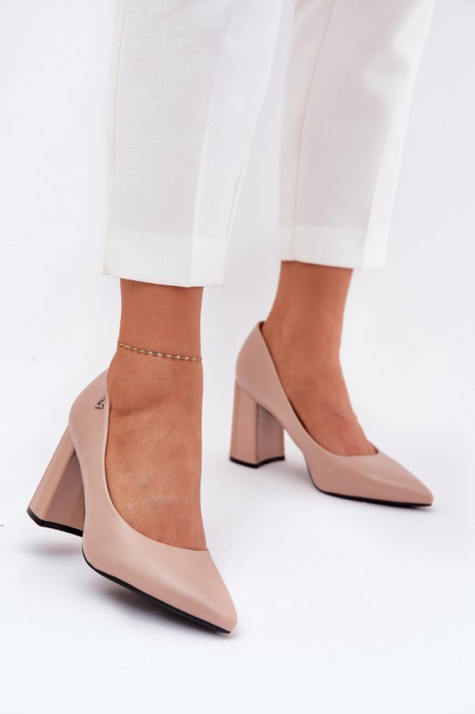 Czółenka Model Vinceza 62220 Beige - Step in style