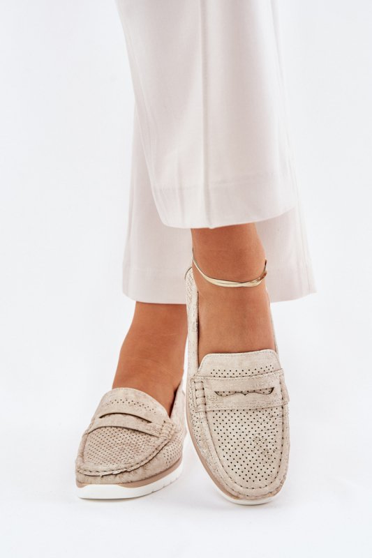 Mokasyny Model Bralithia 25PB02-9039 Silver - Step in style