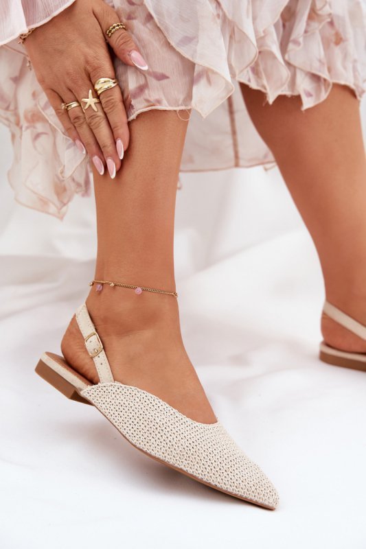 Baleriny Model Hefion 2233 Beige - Step in style