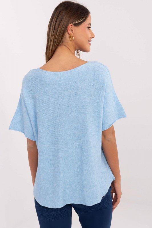 Sweter Damski Model MO-SW-0703.63 Light Blue - Italy Moda