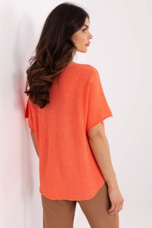 Sweter Damski Model MO-SW-0703.63 Orange - Italy Moda