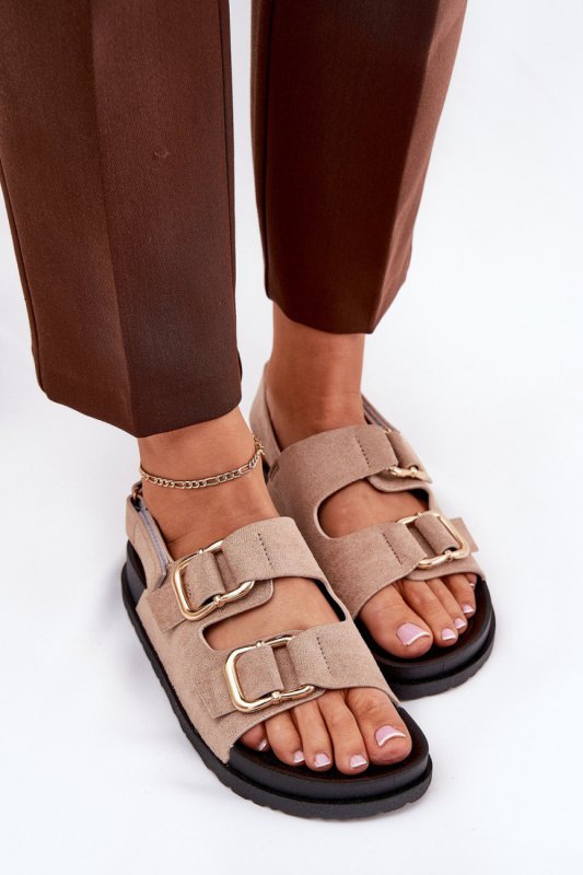 Sandały Model Seladith 3776 Beige - Step in style
