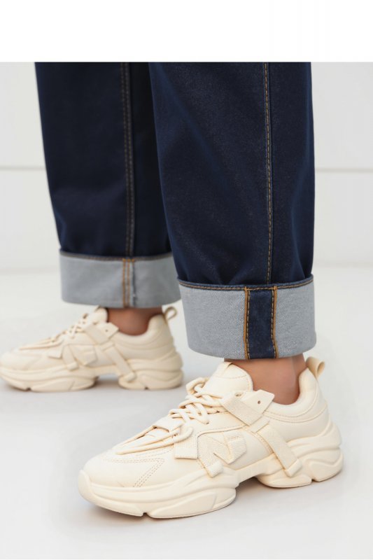 Damskie Sneakersy TITAN ? Beige - Inello
