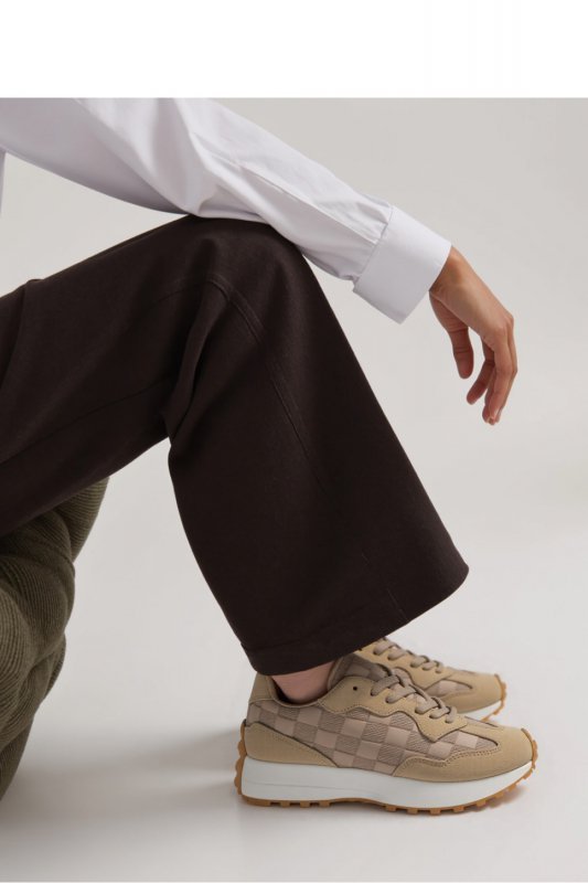 Damskie Sneakersy RENVOX? Khaki - Inello