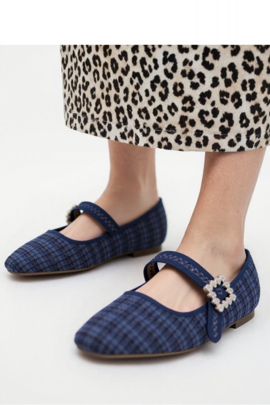 Damskie Baleriny ELIORA ? BLUE - Inello