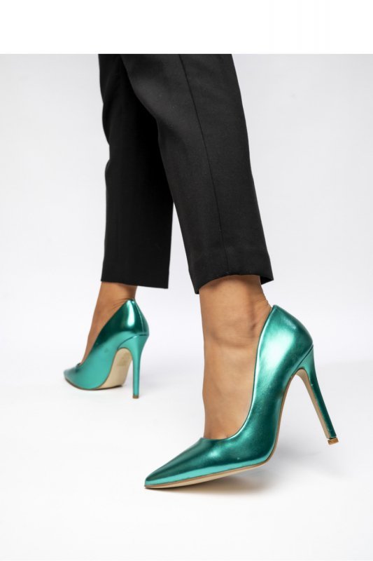 Damskie Szpilki LUMINA GREEN ? Eleganckie i Stylowe Buty na Obcasie - Inello