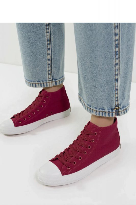 Damskie Trampki LIVIO WINE RED - Inello