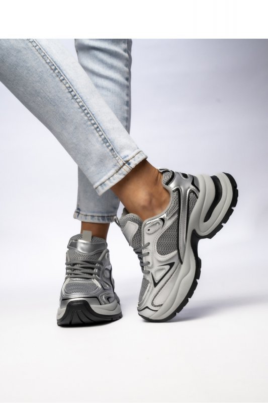 Damskie Sneakersy ASTORIA SILVER/GREY - Inello