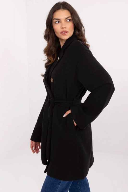 Płaszcz Damski Model TW-PL-BI-28987.85 Black - Och Bella