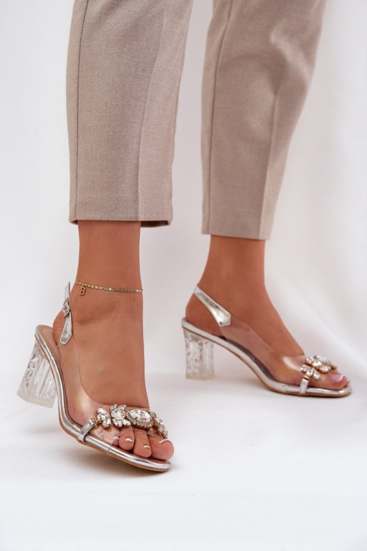 Sandały Model DA MR38-444 Silver - Step in style