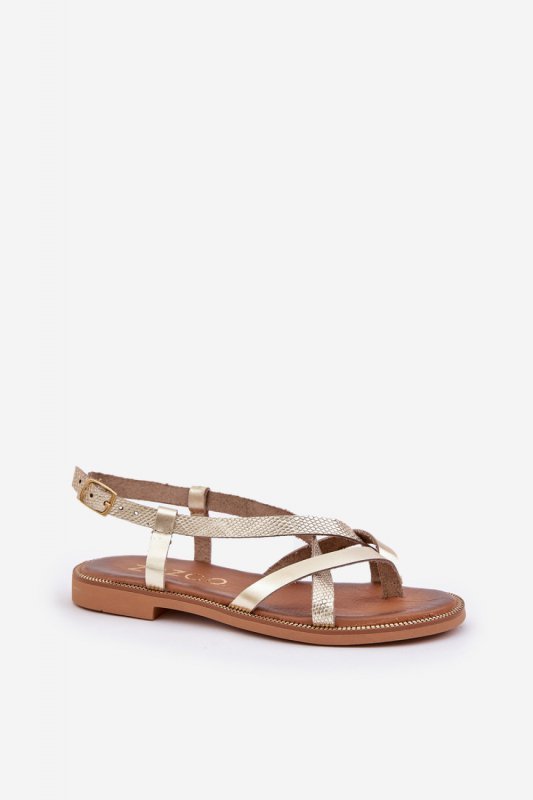 Sandały Model Zazoo 40429 Gold - Step in style
