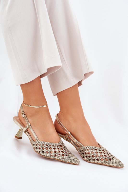 Szpilki Model Umirana 8338-302 Gold - Step in style