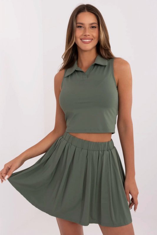 Spódnica Komplet Model NM-KMPL-V7969.17P Khaki - NM