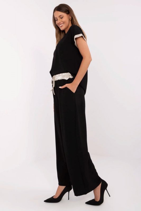 Spodnie Komplet Model DHJ-KMPL-9370.87 Black - Italy Moda