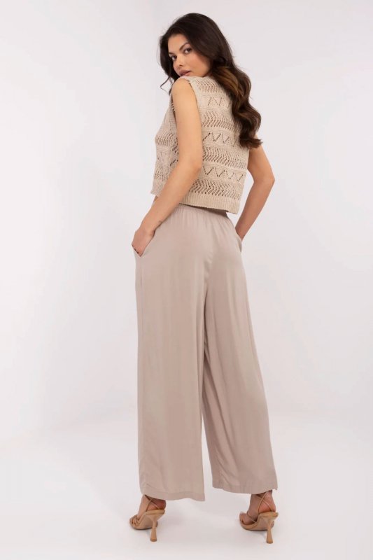 Spodnie Damskie Model D73761M62237B Dark Beige - Sublevel