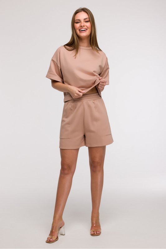 Szorty Damskie Model B295 Mocca - BeWear