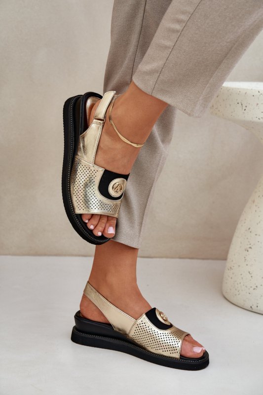 Sandały Model Isnnoria RMR2267-2 Gold - Step in style