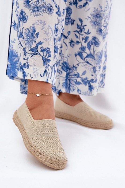 Espadryle Model Vinceza 13624 Beige - Step in style