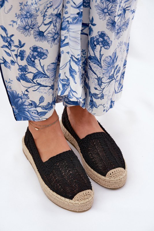 Espadryle Model Vinceza 17392 Black - Step in style