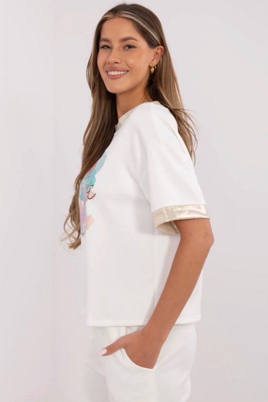 Bluzka Model MI-BZ-M61771-2.73 Ecru - Italy Moda