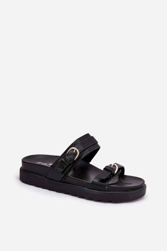 Sandał Klapki Model Wernone TL8-175 Black - Step in style