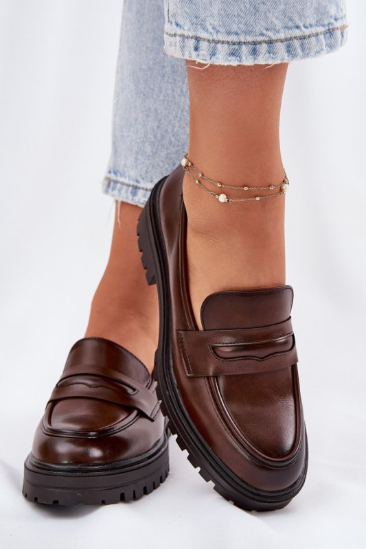 Mokasyny Model Enticca 24PB39-7399 Brown - Step in style