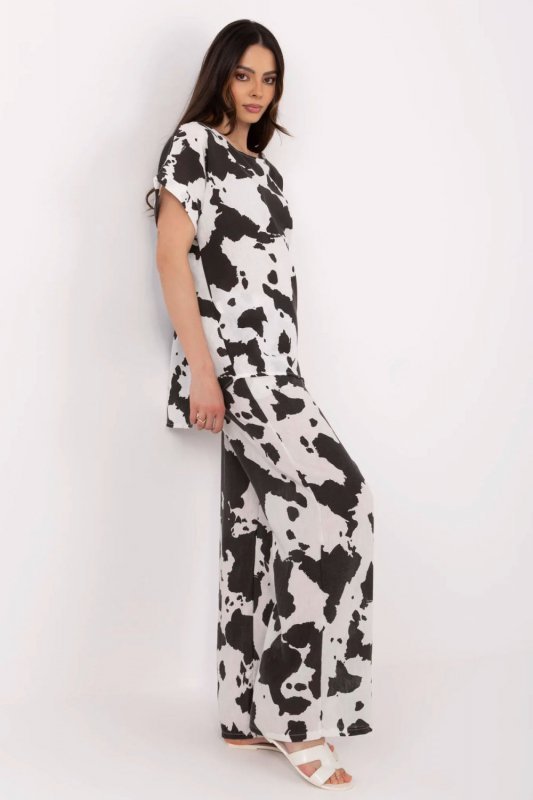 Spodnie Komplet Model MI-KMPL-M5767.94 Black/White - Italy Moda