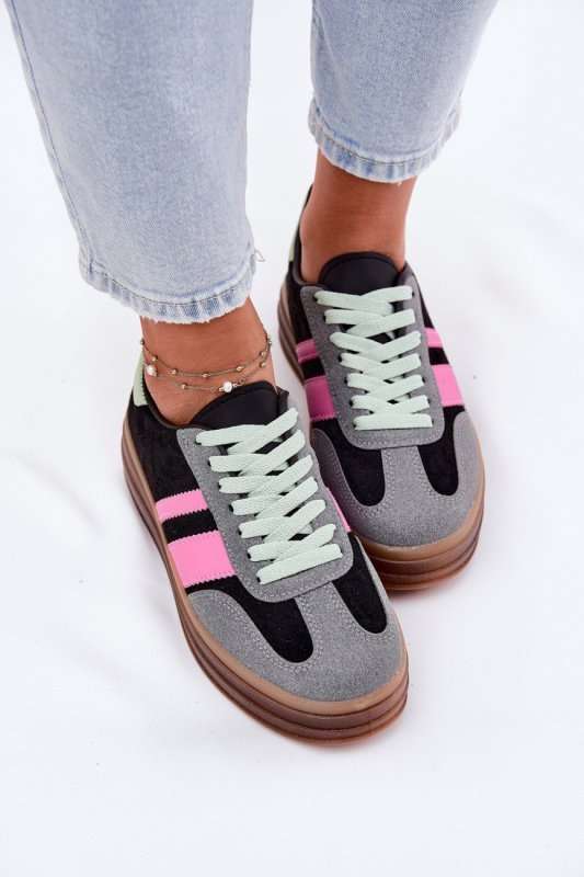 Buty Sportowe Model Ovivene BL607P Black - Step in style