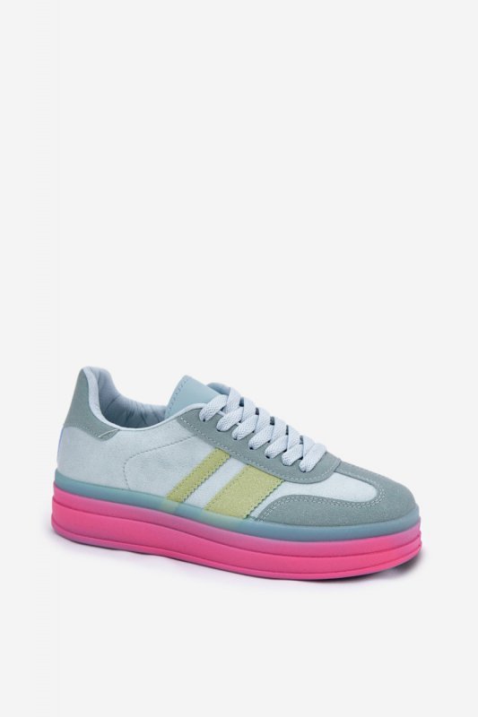 Buty Sportowe Model Ovivene BL607P Blue - Step in style