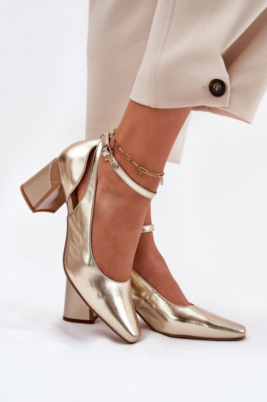 Czółenka Model Maciejka K6816-25 Gold - Step in style