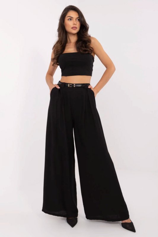 Spodnie Damskie Model MI-SP-A2476.95 Black - Italy Moda
