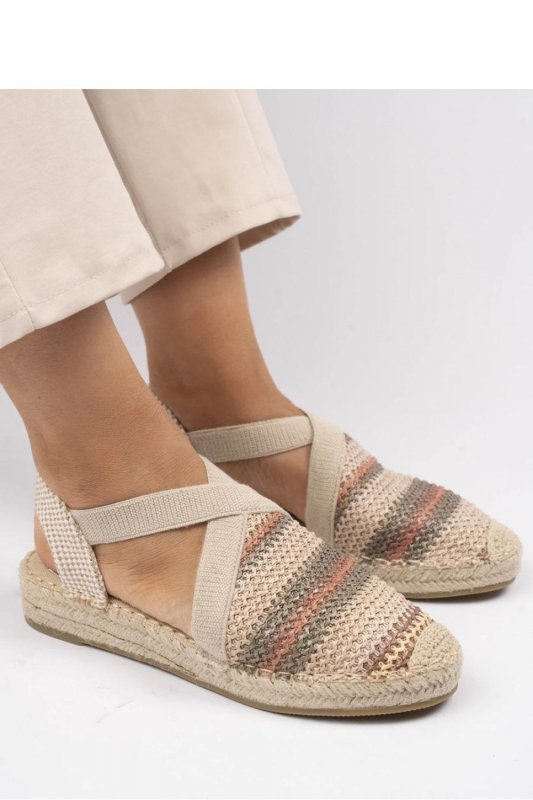 Sandały Model 1287 Khaki - Inello