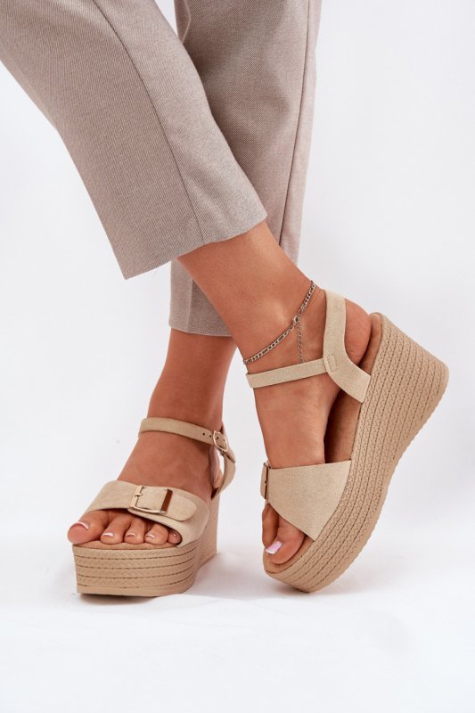 Sandały Model Liniella LOLO22 Khaki - Step in style