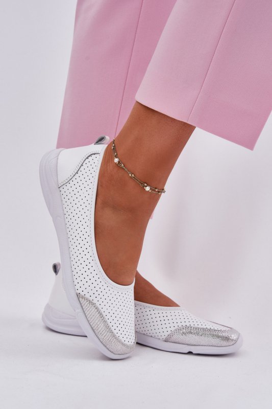 Baleriny Model Lucy 21PB32-3621 White - Step in style