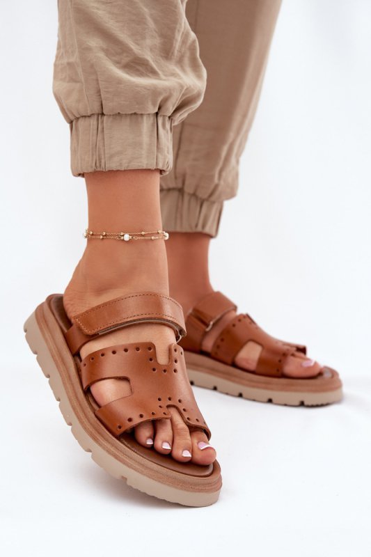 Sandał Klapki Model Zazoo 40440 Brown - Step in style