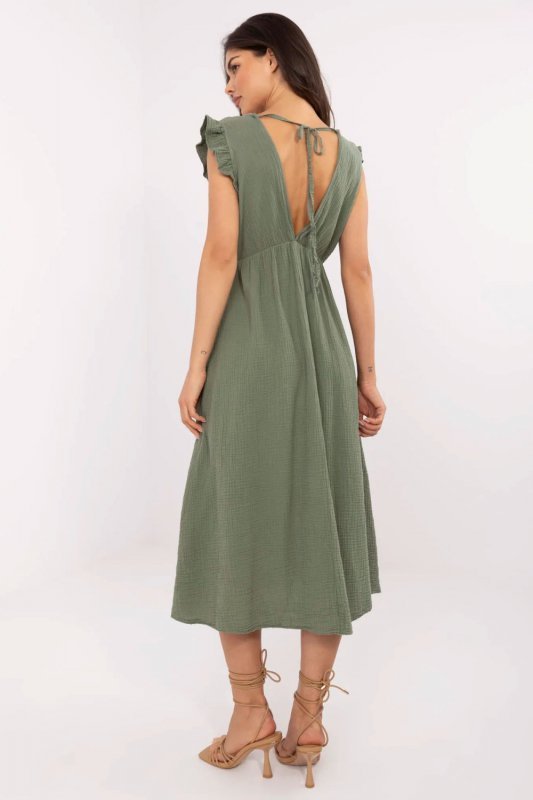 Sukienka Model MI-SK-122126.77 Khaki - Italy Moda