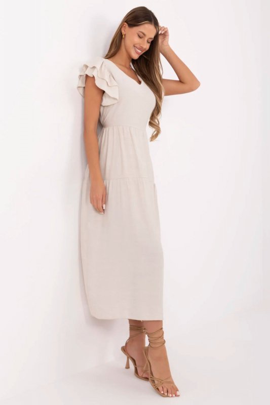 Sukienka Model MI-SK-A2489.21 Beige - Italy Moda