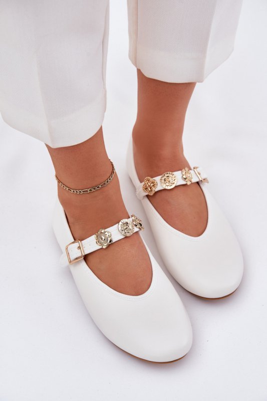 Baleriny Model Firicene 1860 White - Step in style