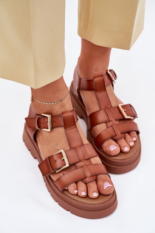 Sandały Model Mireza 25SD42-8907 Camel - Step in style