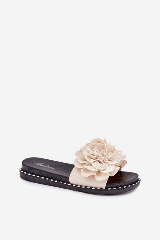 Sandał Klapki Model Elachase M361 Beige - Step in style