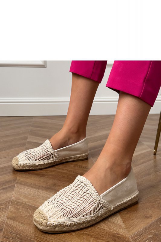 Espadryle Model Plevis CZ-3 Beige - PRIMO
