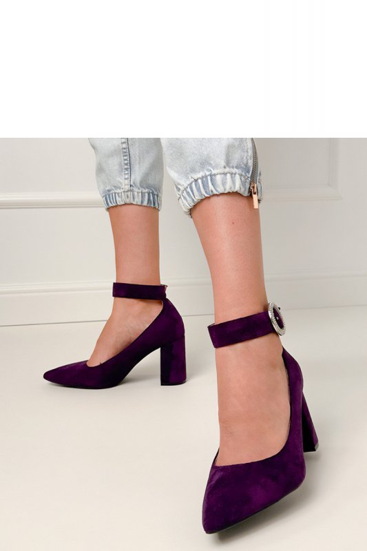 Czółenka Model Vellus100-358 Violet - PRIMO