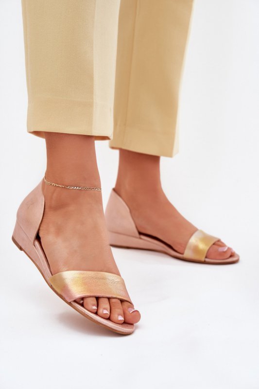 Sandały Model Maciejka 01971-72 Pink Gold - Step in style