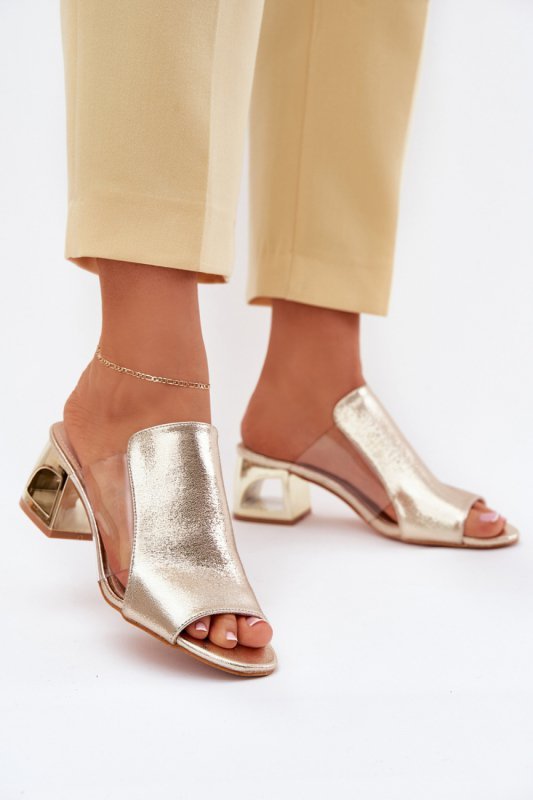 Sandał Klapki Model Tessira M500 Gold - Step in style
