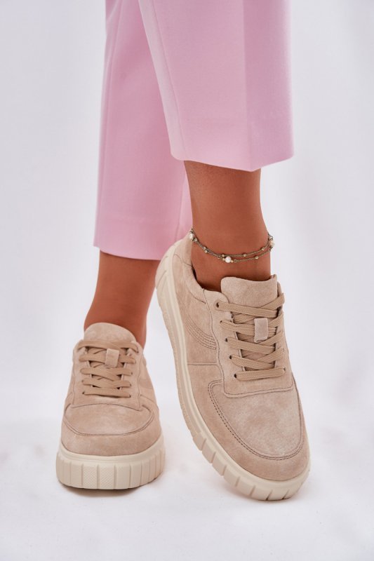 Buty Sportowe Model Rilwena 25SP18-8191 Beige - Step in style