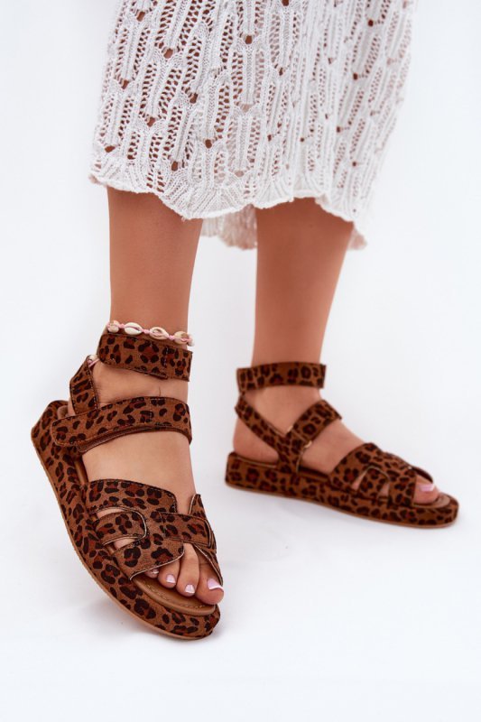 Sandały Model Uvissa NN617 Panterka - Step in style